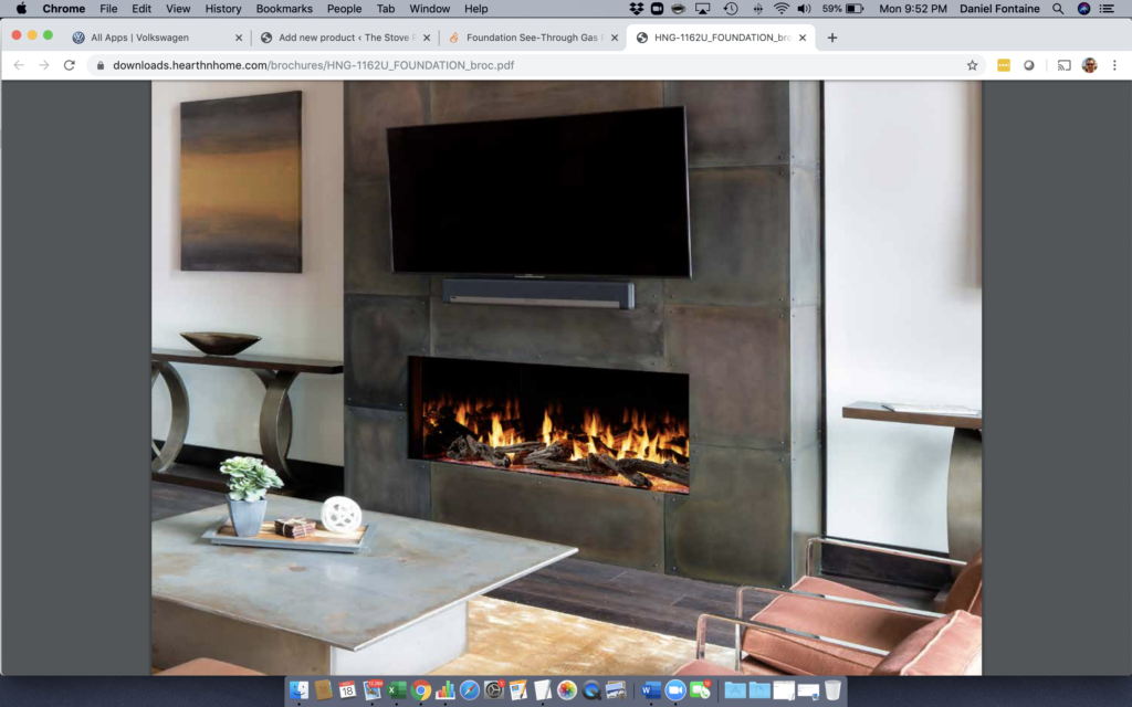 FOUNDATION SINGLE-SIDED GAS FIREPLACES | The Stove Place